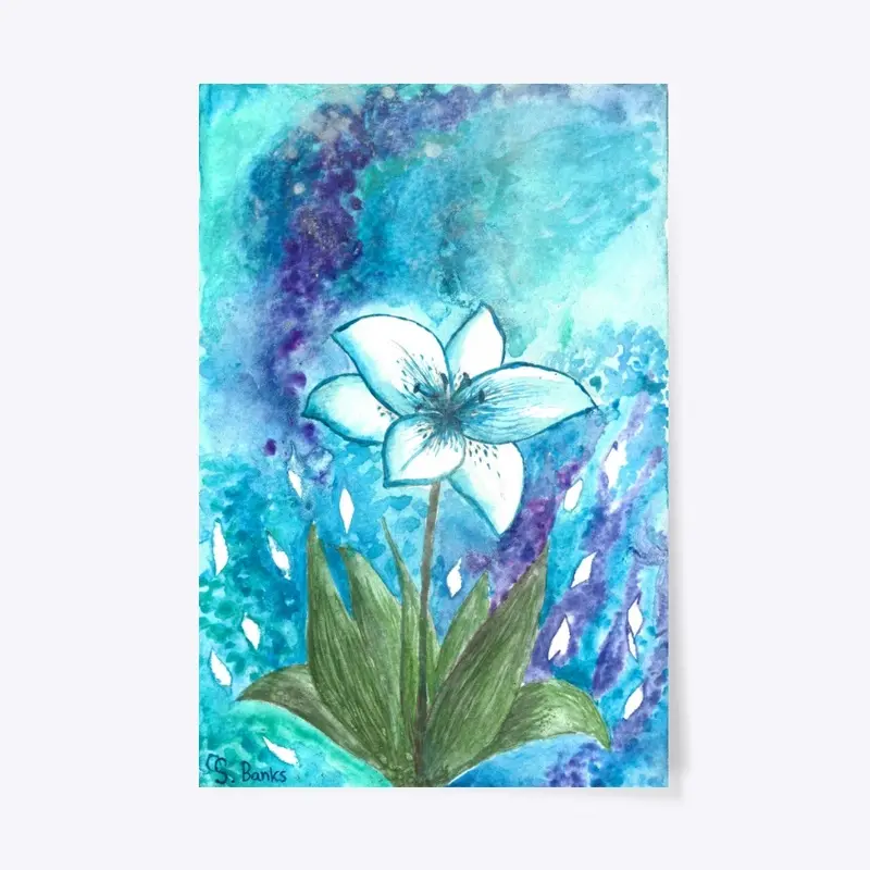 blue lily